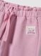 Pink pure cotton tracksuit with Lilo & Stitch embroidery for girls_3