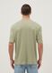 Green pure cotton short-sleeve T-shirt, relaxed fit_2