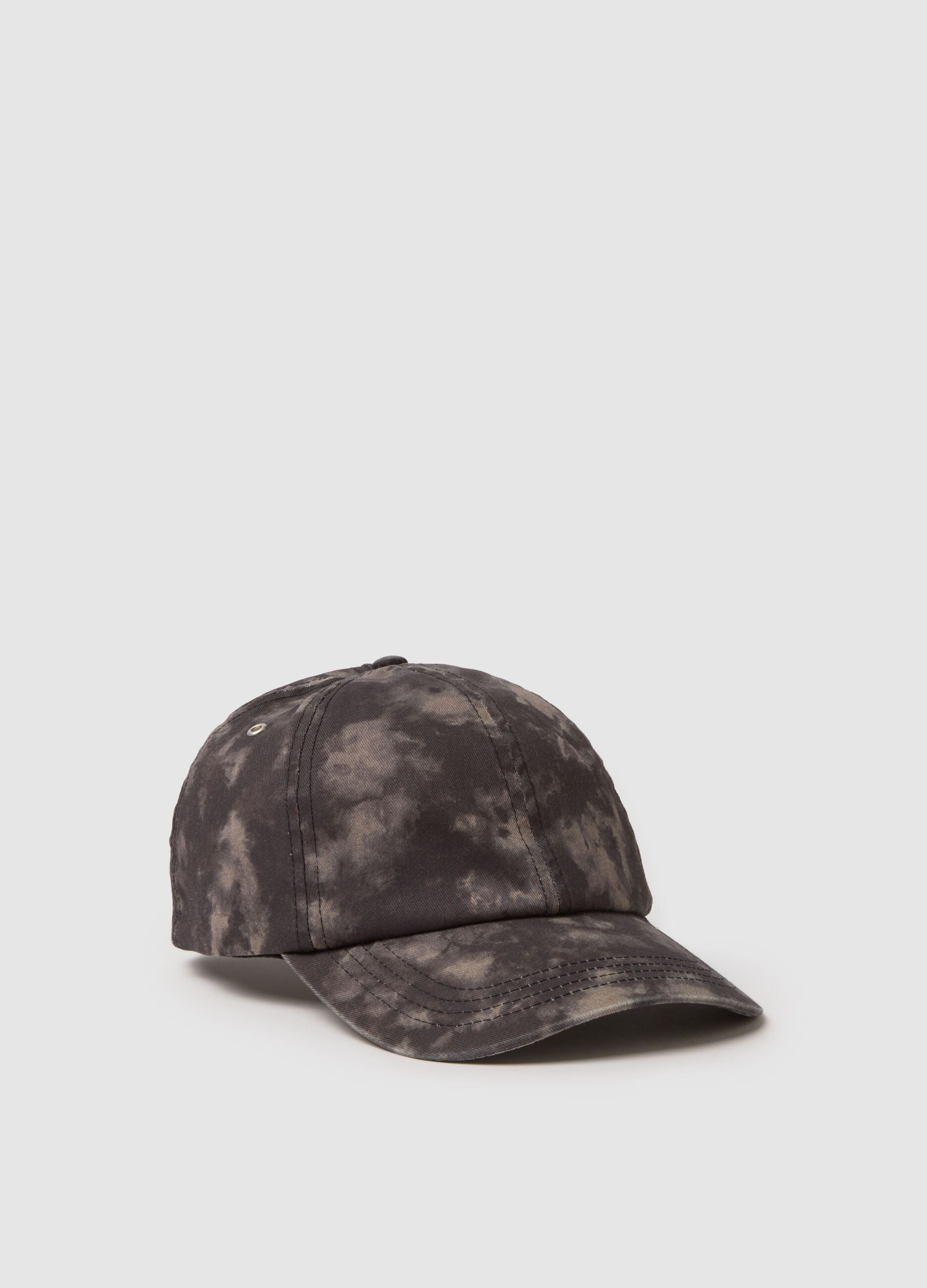Multicolour Pure Cotton TieDye Baseball Cap - Regular Fit