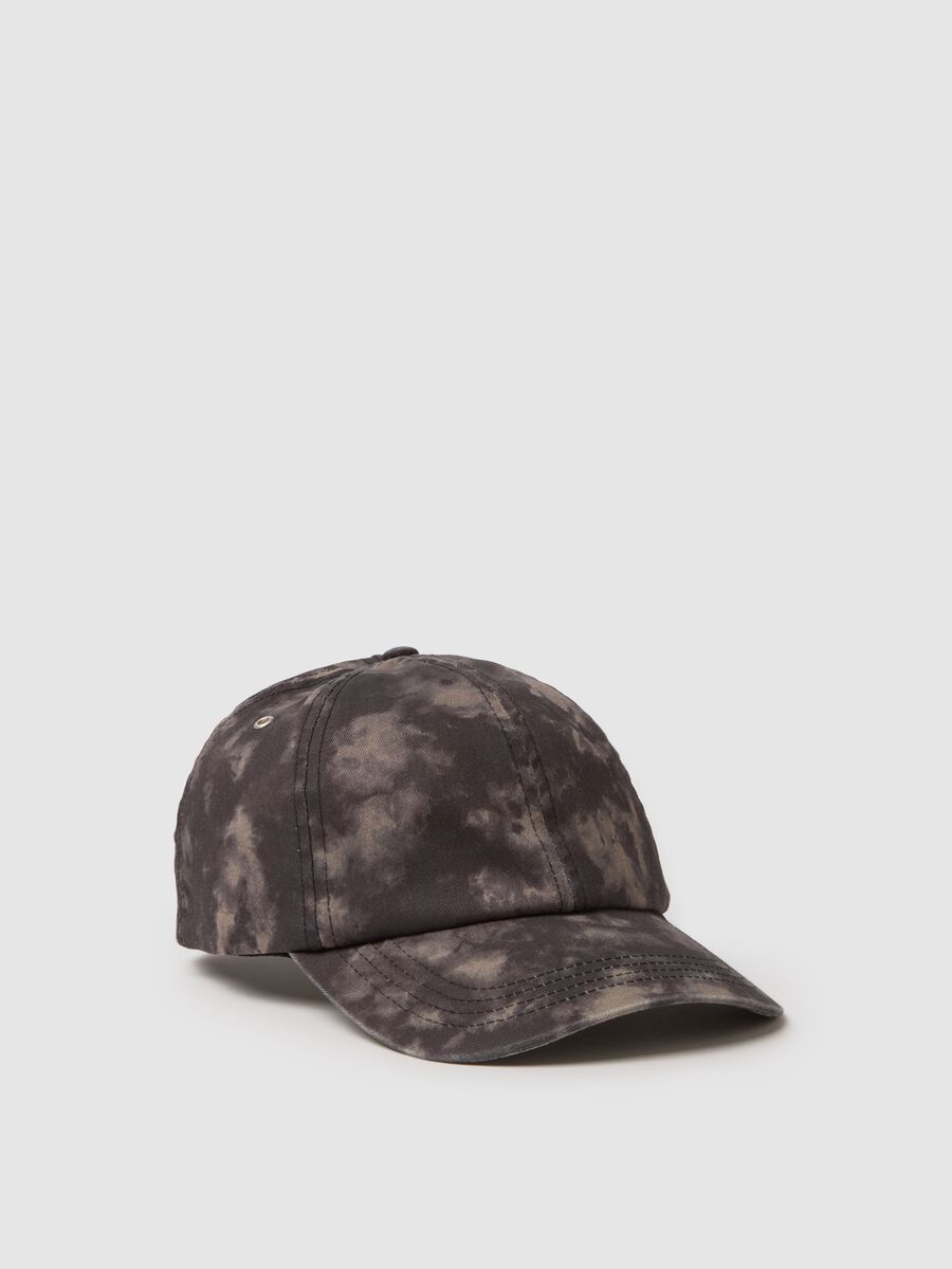 Multicolour Pure Cotton TieDye Baseball Cap - Regular Fit_0