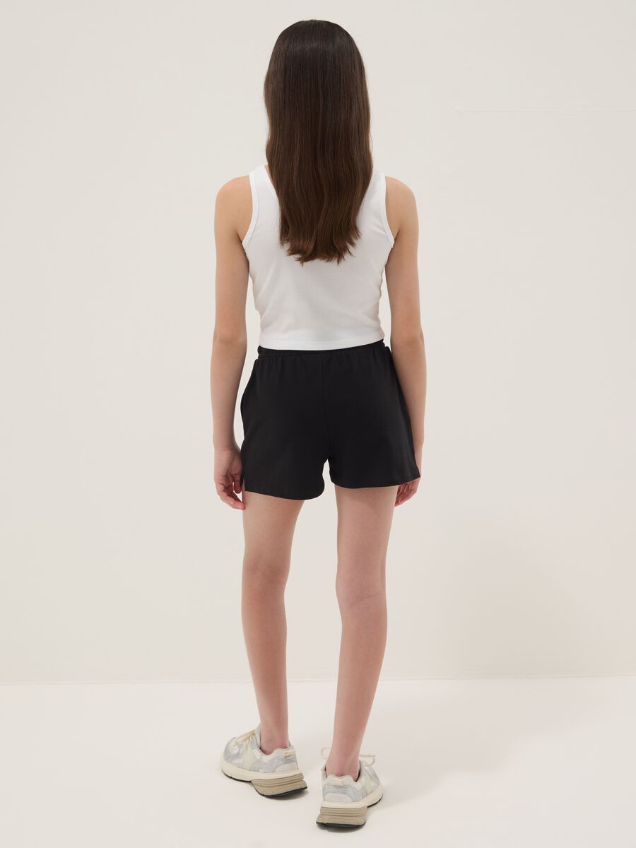 Set fitted in cotone elasticizzato multicolor da ragazza_1