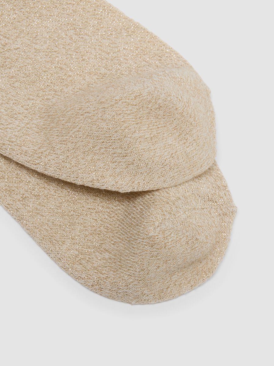 Beige organic cotton socks_1