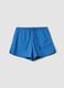 Blue stretch cotton shorts_4