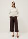 Short white jacket with jewel buttons, regular fit_1