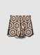 Multicolour crochet cotton-blend regular-fit shorts_4