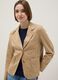 Beige Lightweight Regular Fit Jacket with Pockets_0