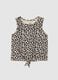 Girls' multicolour cotton regular fit top_0