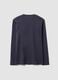 Grey long-sleeve crew-neck T-shirt in pure organic cotton_2
