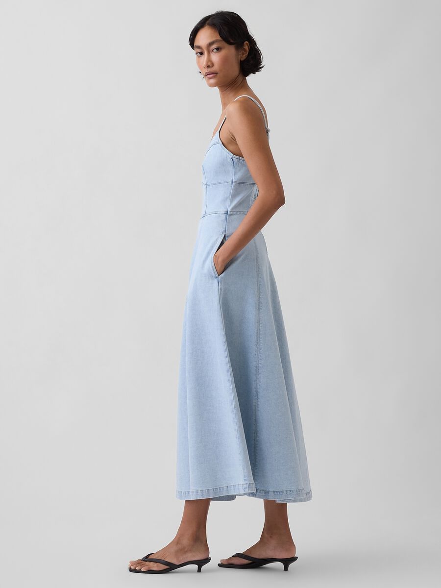 Abito midi in cotone elasticizzato_2