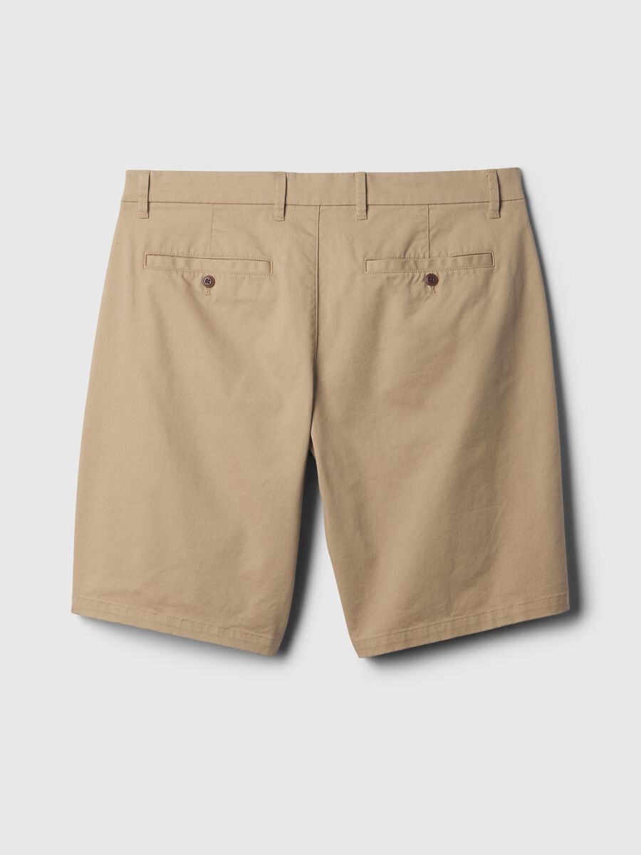 Relaxed-fit Bermuda shorts in stretch cotton_4