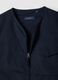 Blue regular fit gilet with zip and front pockets_5
