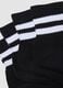Three-pack of black sports socks in stretch organic cotton_1
