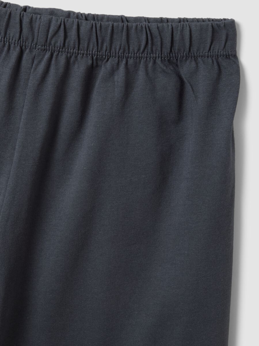 Multicolour pure cotton short pyjamas for boys with regular fit_3