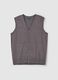 Gilet with V neck and buttons_4