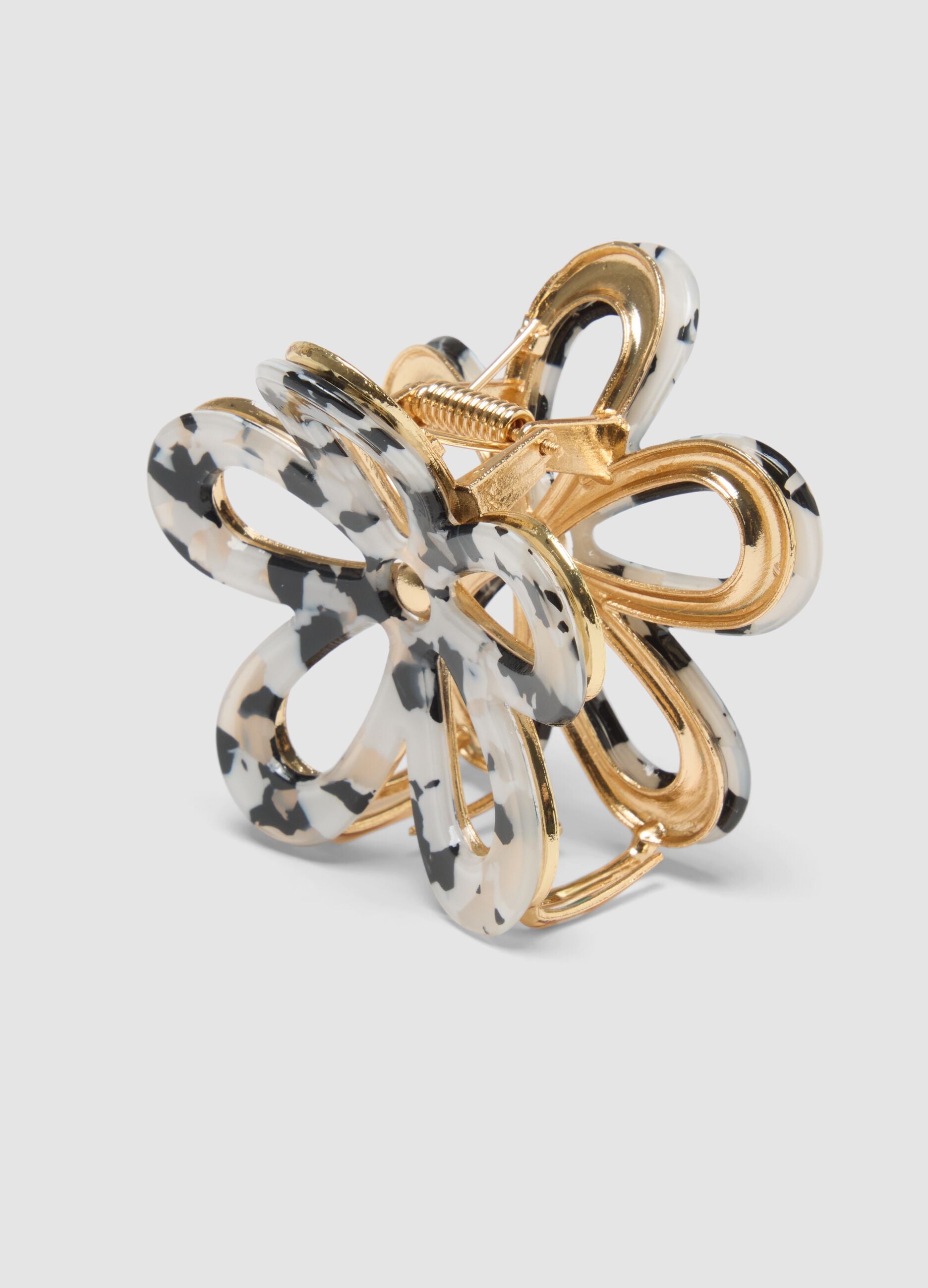 Multicolour Flower-Shaped Hair Clip