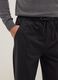Pantaloni chino in puro cotone nero slim fit_3