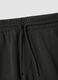 Pantaloni jogger grigio scuro in misto cotone regular fit_2