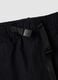 Blue pure cotton baggy-fit shorts with elasticated waistband_5
