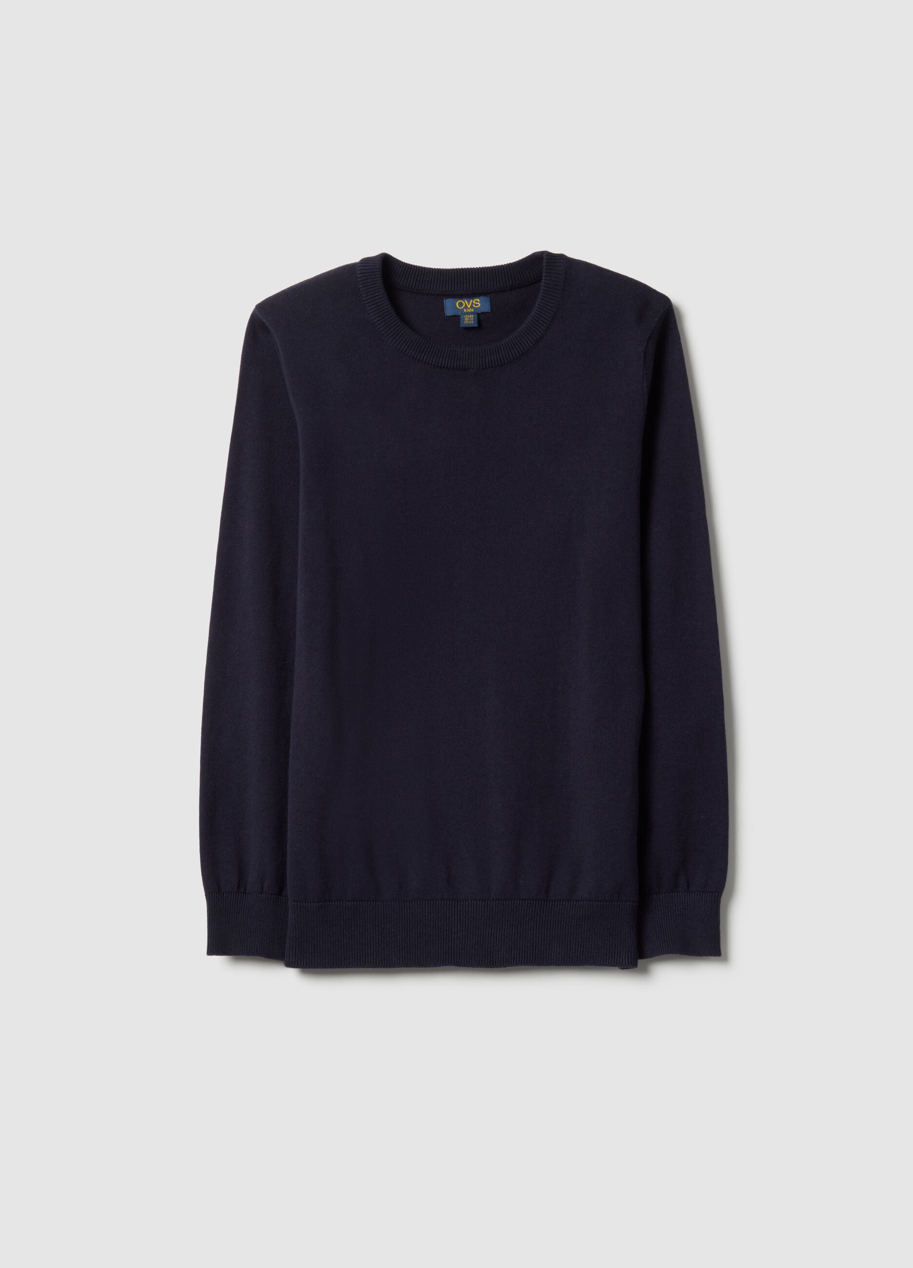 Blue pure cotton pullover regular fit for kids