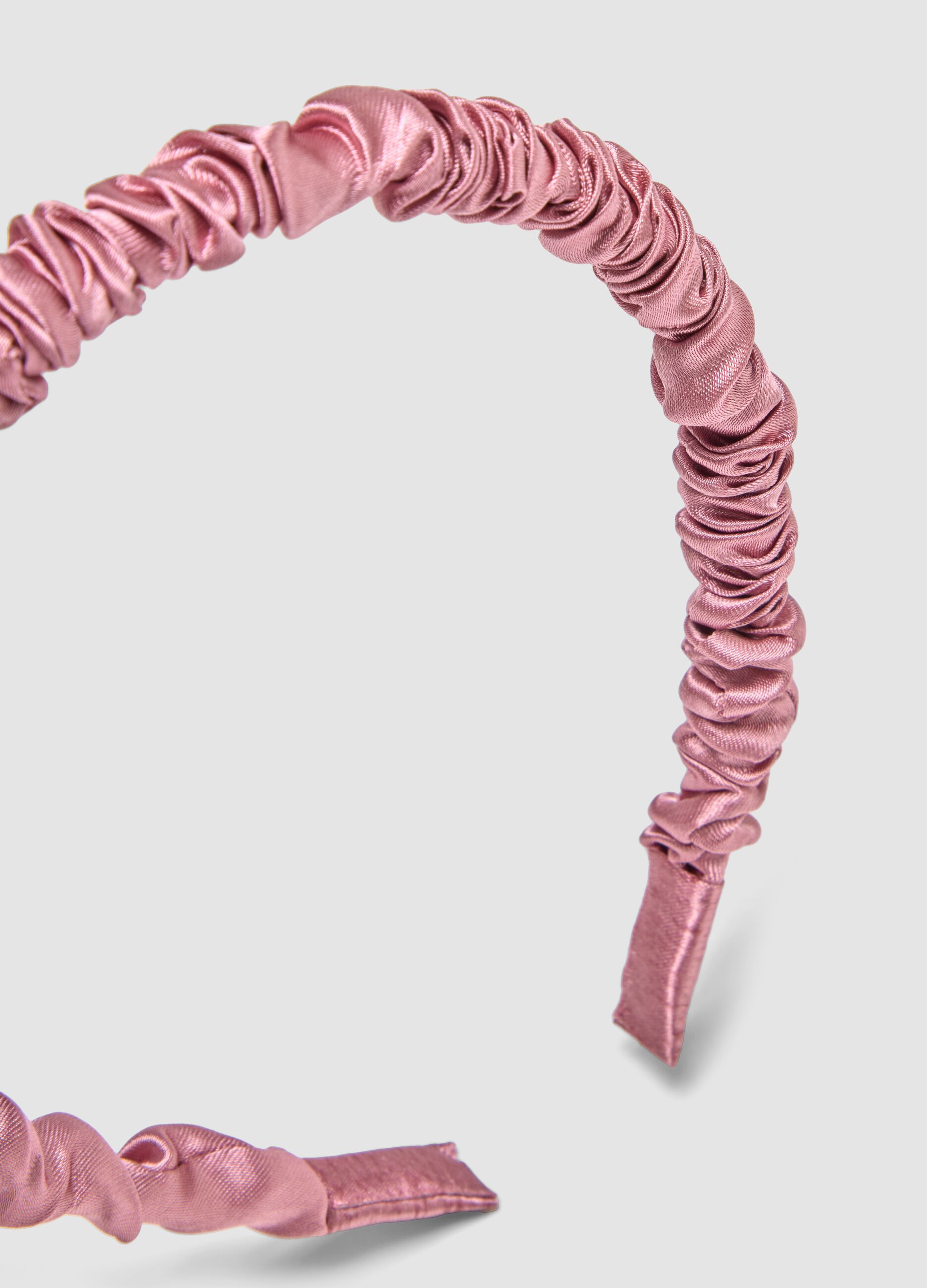 SINCERELY HAIR Mauve Satin Headband