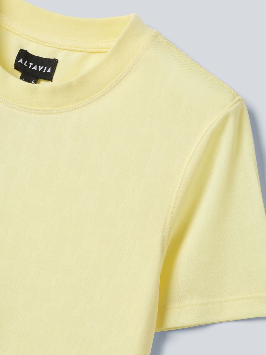 T-shirt tecnica sportiva gialla ALTAVIA COURT_5