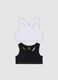 Bipack reggiseni sportivi multicolor in cotone organico elasticizzato_0