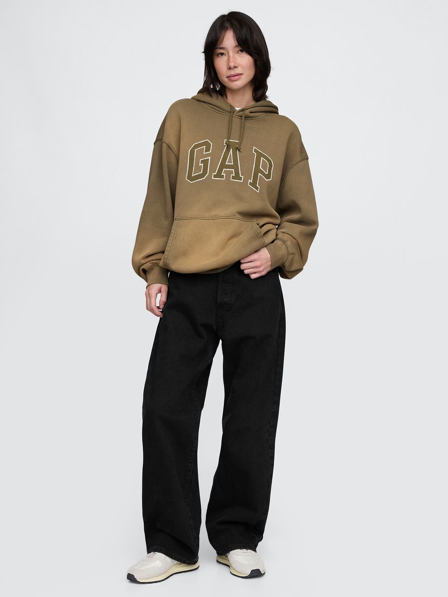 Brown Hooded Sweatshirt Gap_2