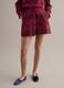 Multicolour pure cotton shorts with openwork embroidery, regular fit_1