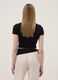 Black ribbed fitted stretch-cotton T-shirt_2