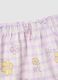 Multicoloured pure cotton baby pyjamas with ruffled sleeves_2