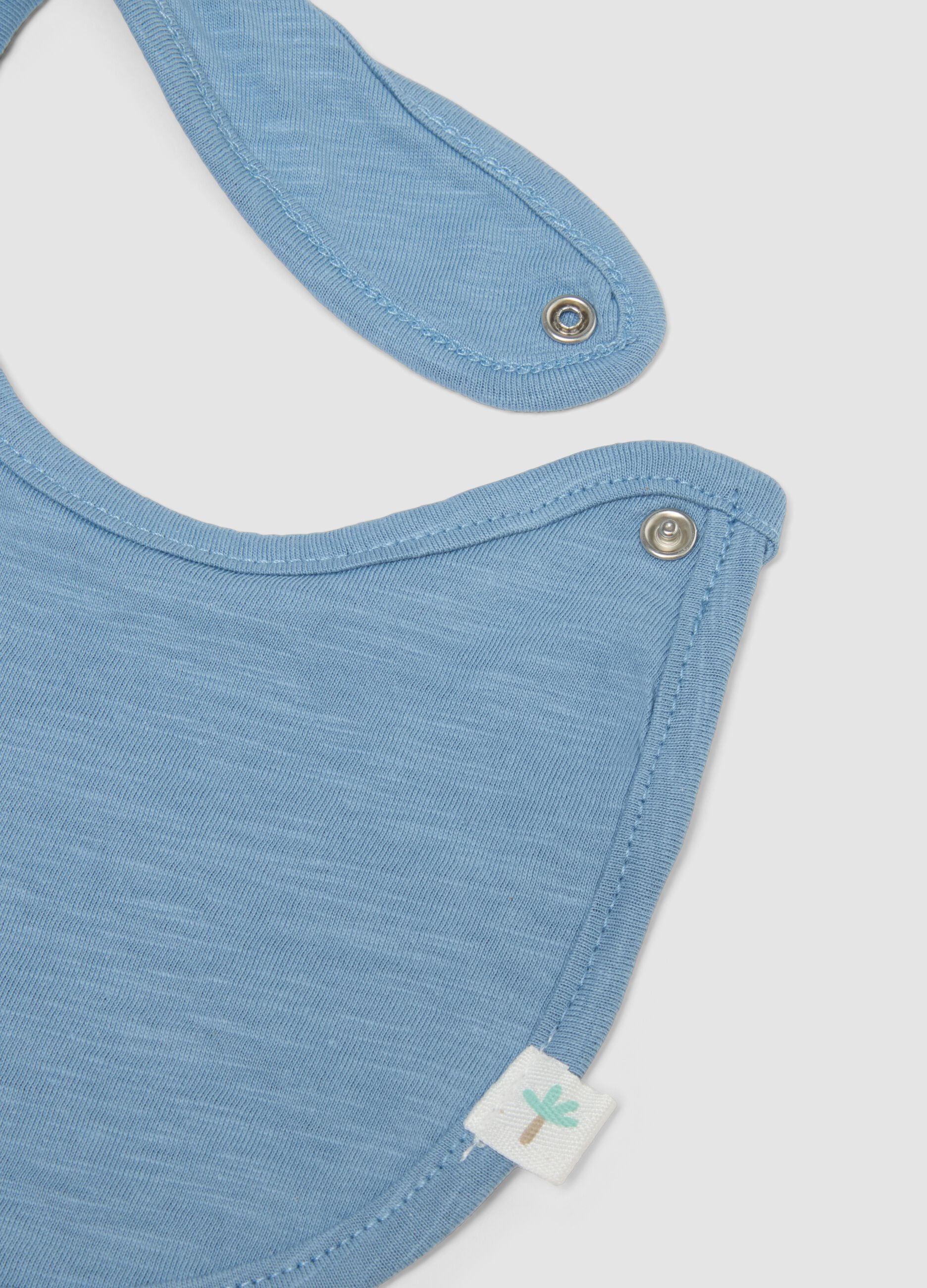 Pack of newborn multi-colour pure cotton bibs