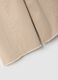 Girls' regular fit beige cotton culotte trousers_3