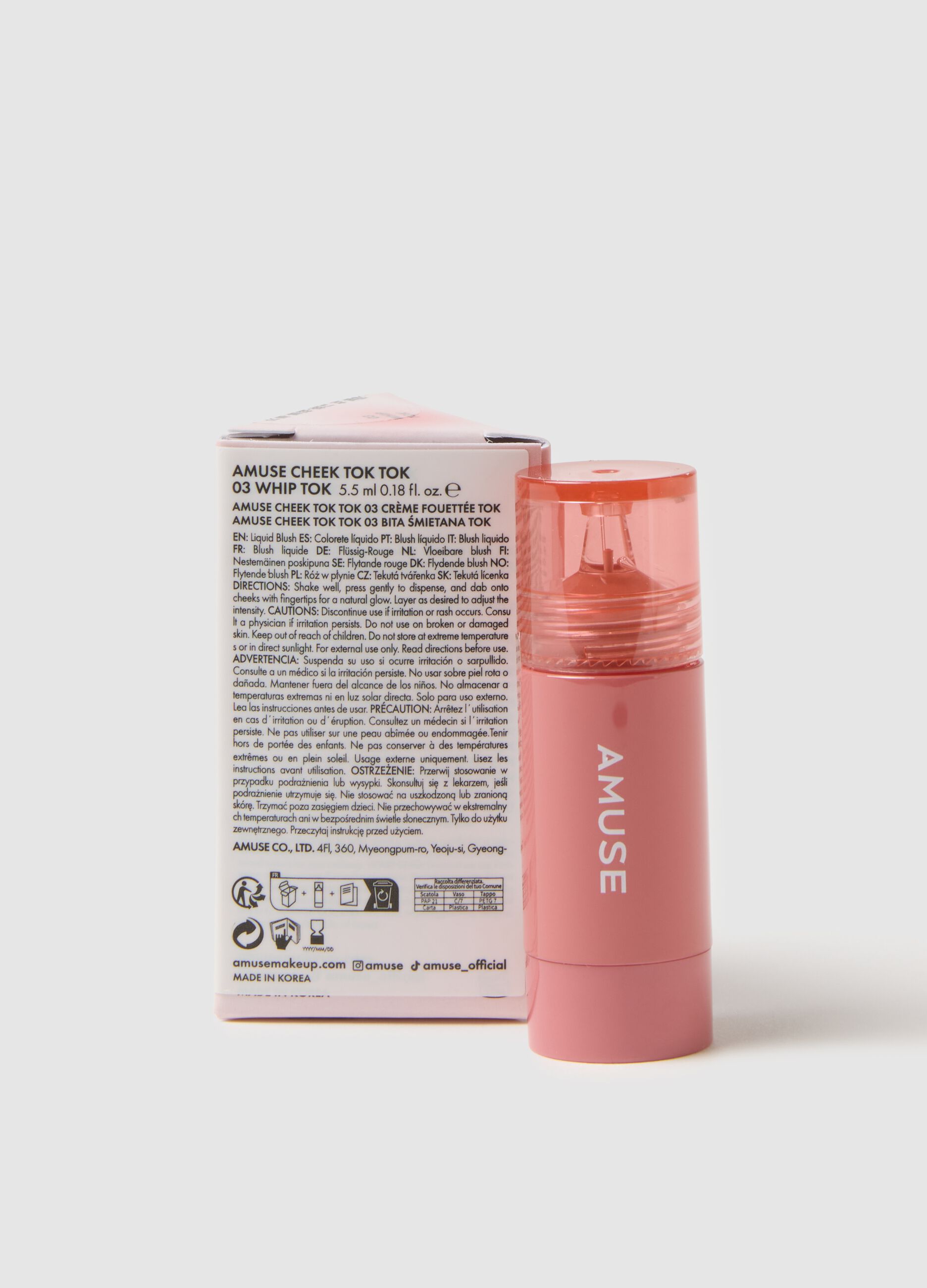 Matte effect long-lasting liquid blush