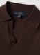 Brown viscose-blend polo-collar jumper, regular fit_5