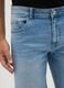 Men&rsquo;s slim-fit light blue denim Bermuda shorts_2