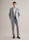 Grey single-breasted blazer with regular fit micro-checks_1