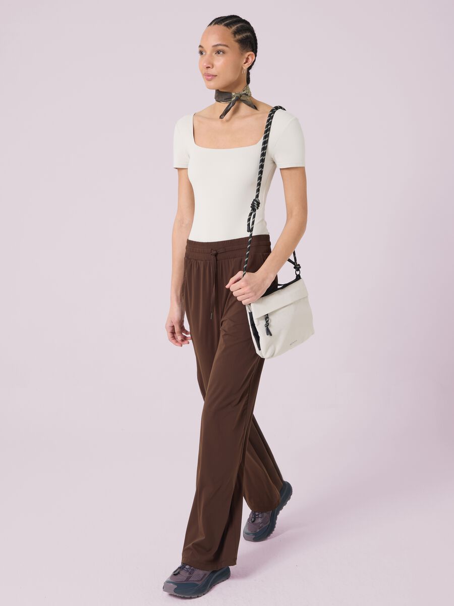 Short Sleeve Bodysuit with Square Neckline ALTAVIA STUDIO_0