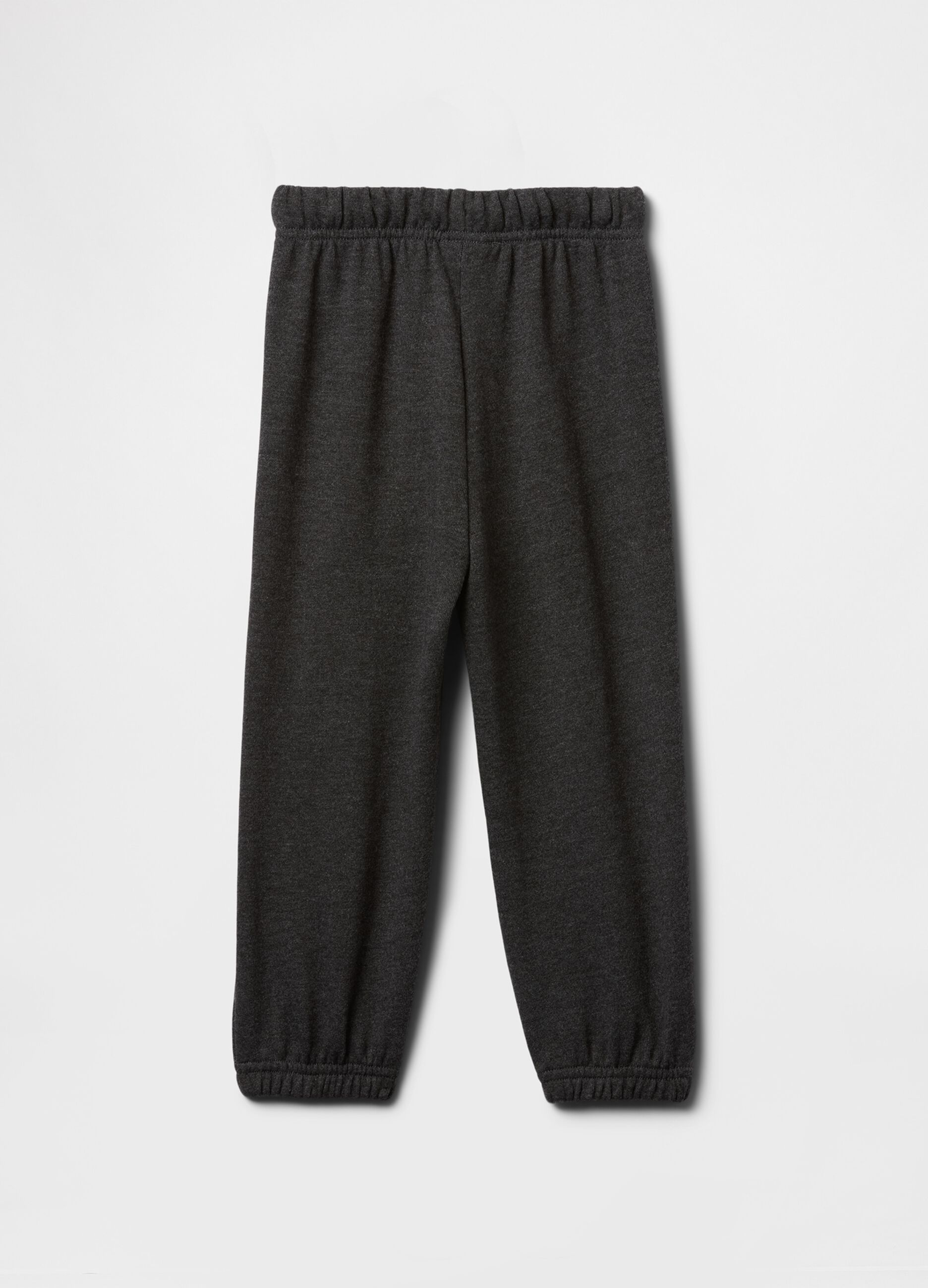 Grey trousers in cotton and polyester blend