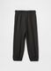 Grey trousers in cotton and polyester blend_1