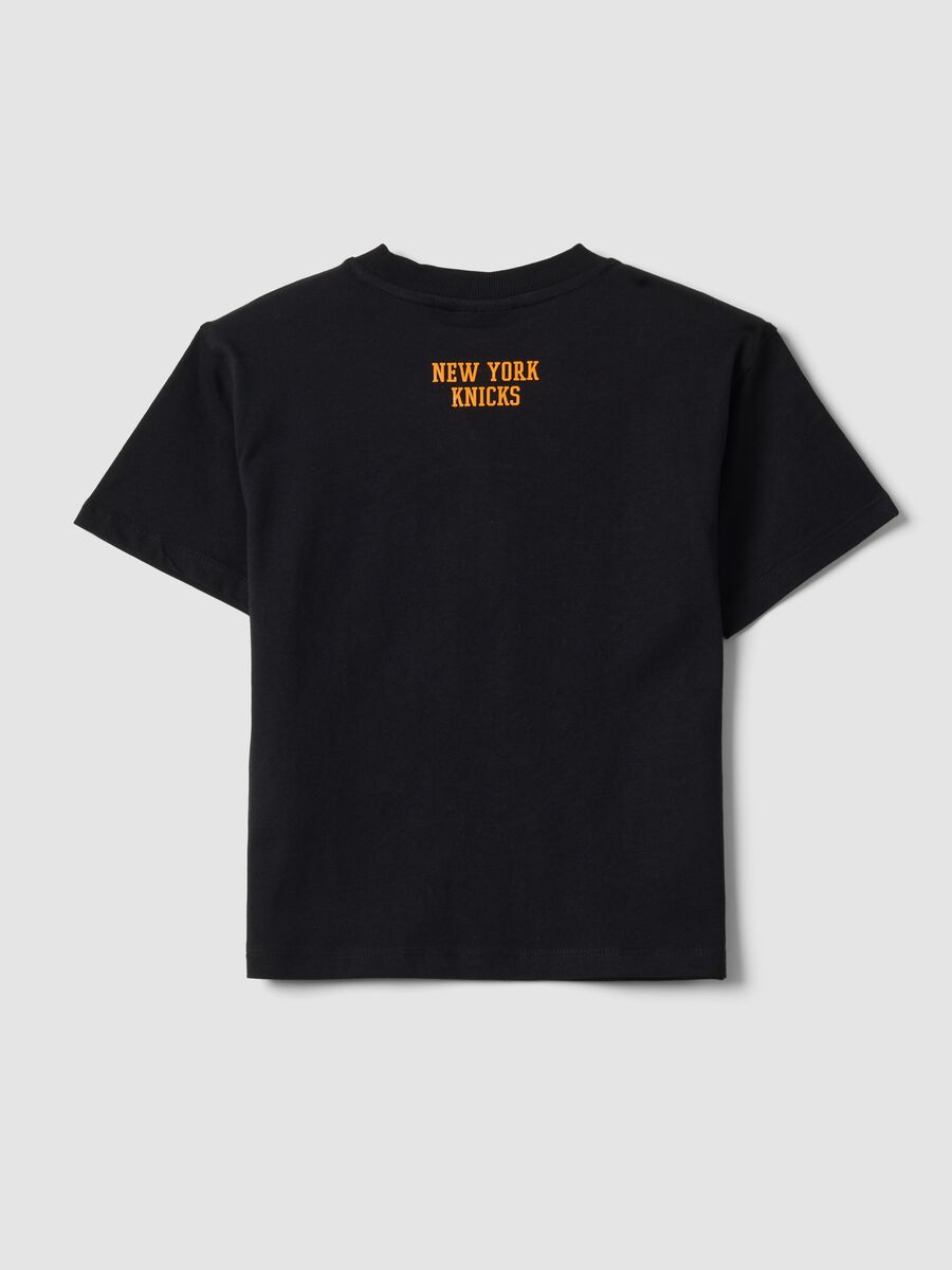Black short-sleeved pure cotton T-shirt_1