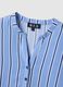 Multicolour stripe pure viscose shirt, regular fit with buttons_5