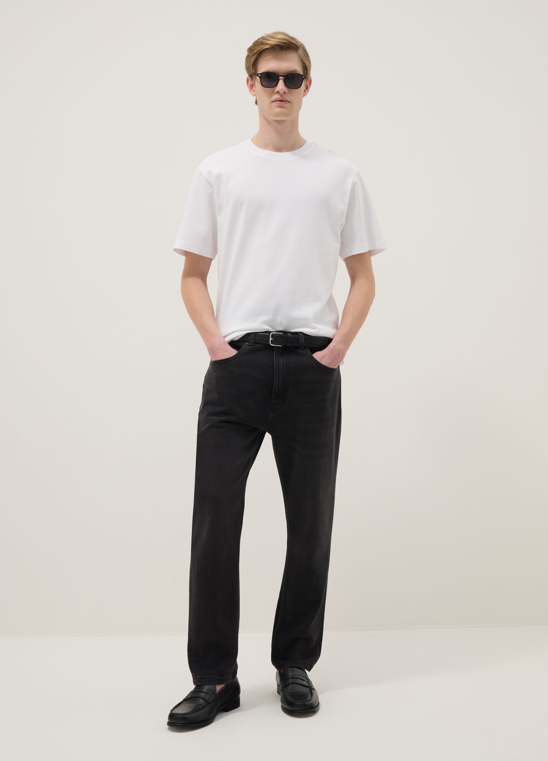 White Iconic Tee T-shirt in pure cotton relaxed fit