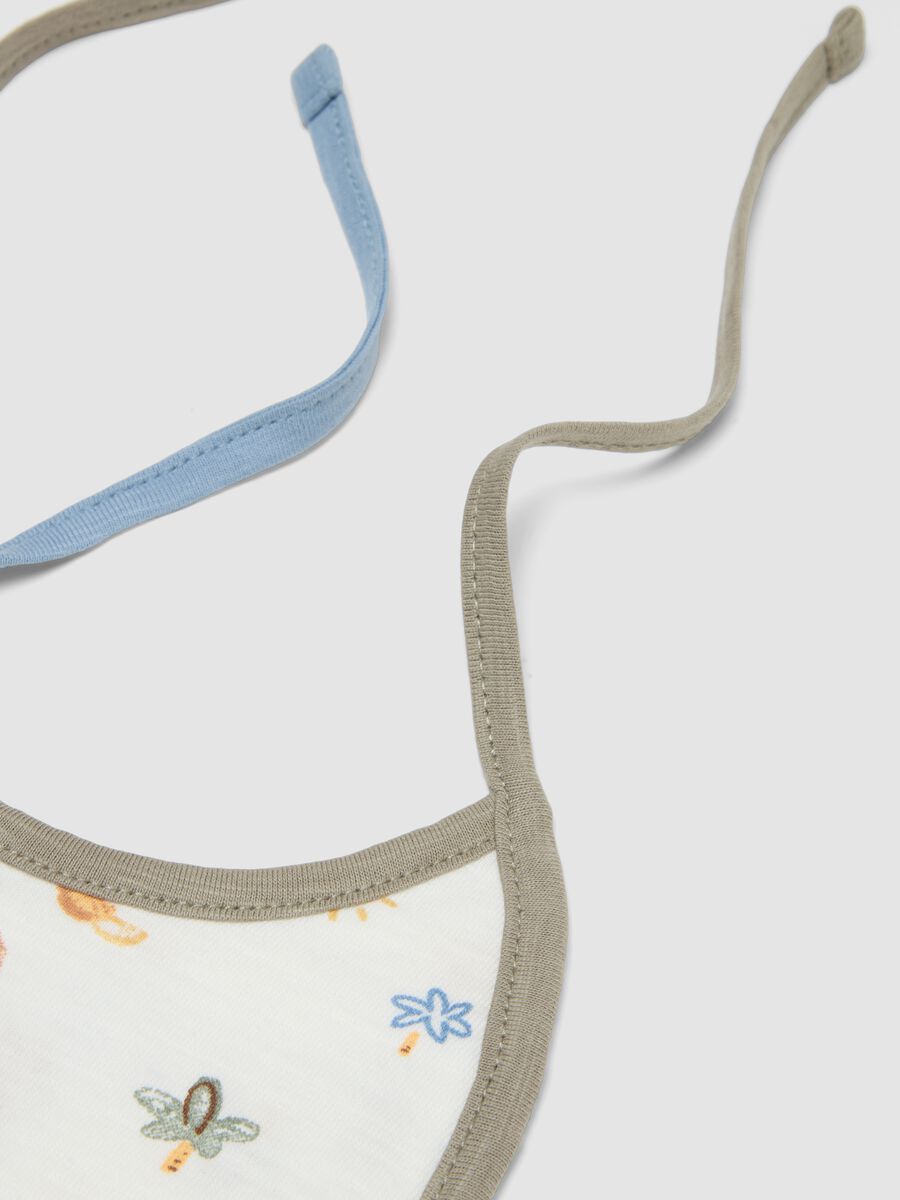 Two-pack of light blue organic cotton bibs_2