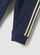 Blue pure cotton jogger trousers for baby regular fit_2