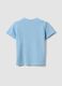 Light Blue Pure Cotton Boys&rsquo; Regular Fit T-shirt with Print_1