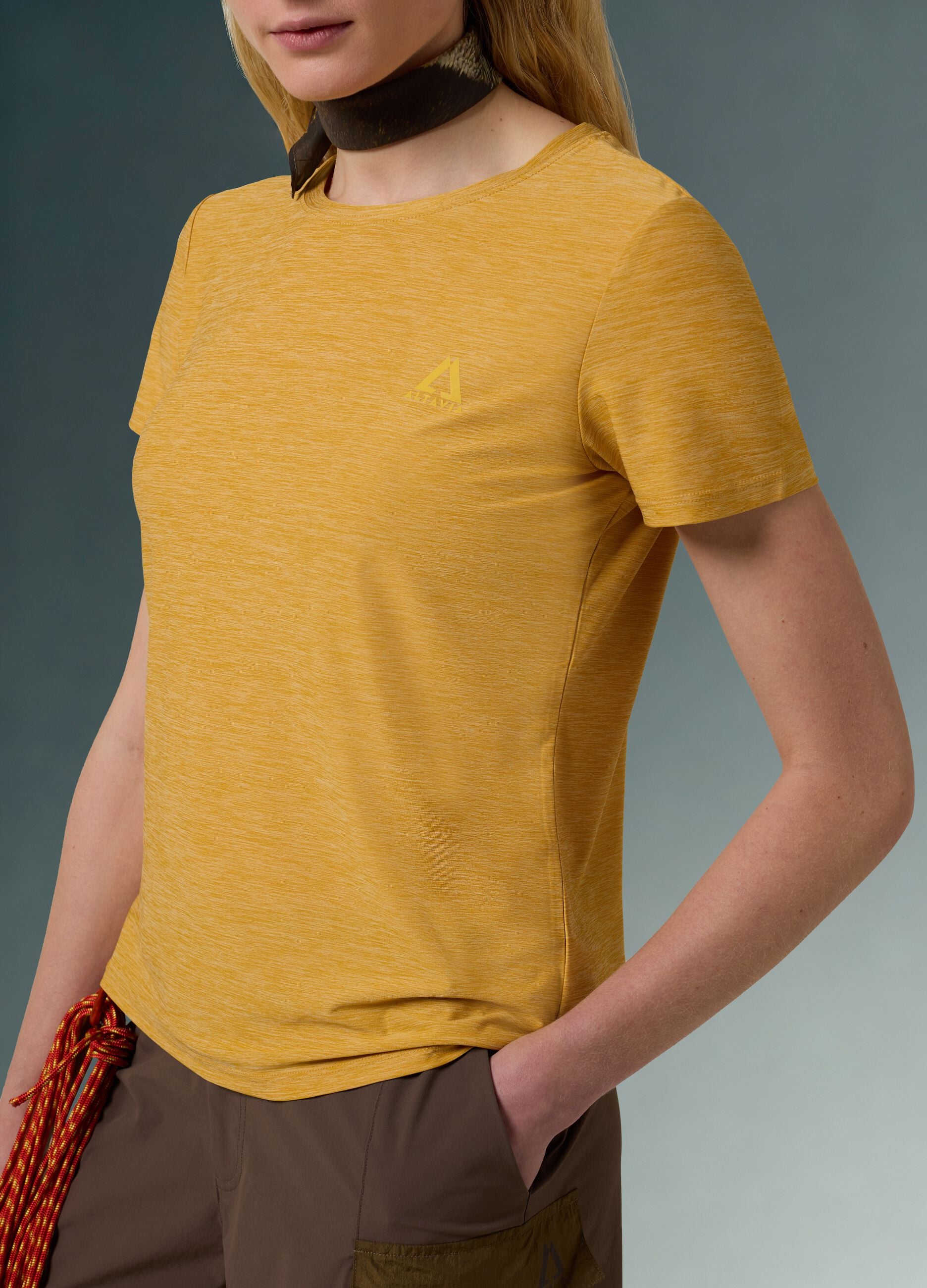 ALTAVIA TECHNICAL T-SHIRT WITH DEBORAH COMPAGNONI