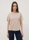 Beige relaxed-fit pure cotton short-sleeve T-shirt_2