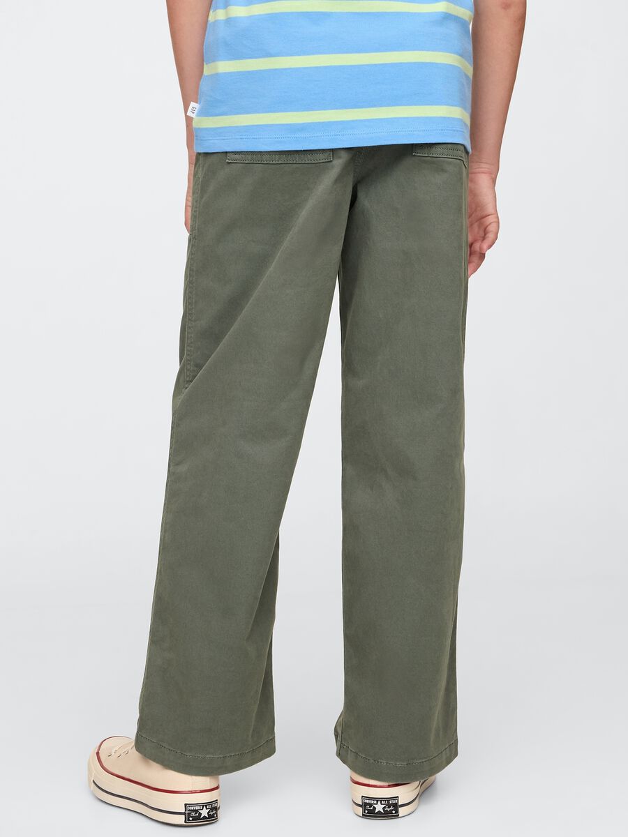 Boys' Green Cargo Trousers by GAP Kids_2