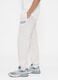 Beige jogger trousers in cotton and polyester blend_4