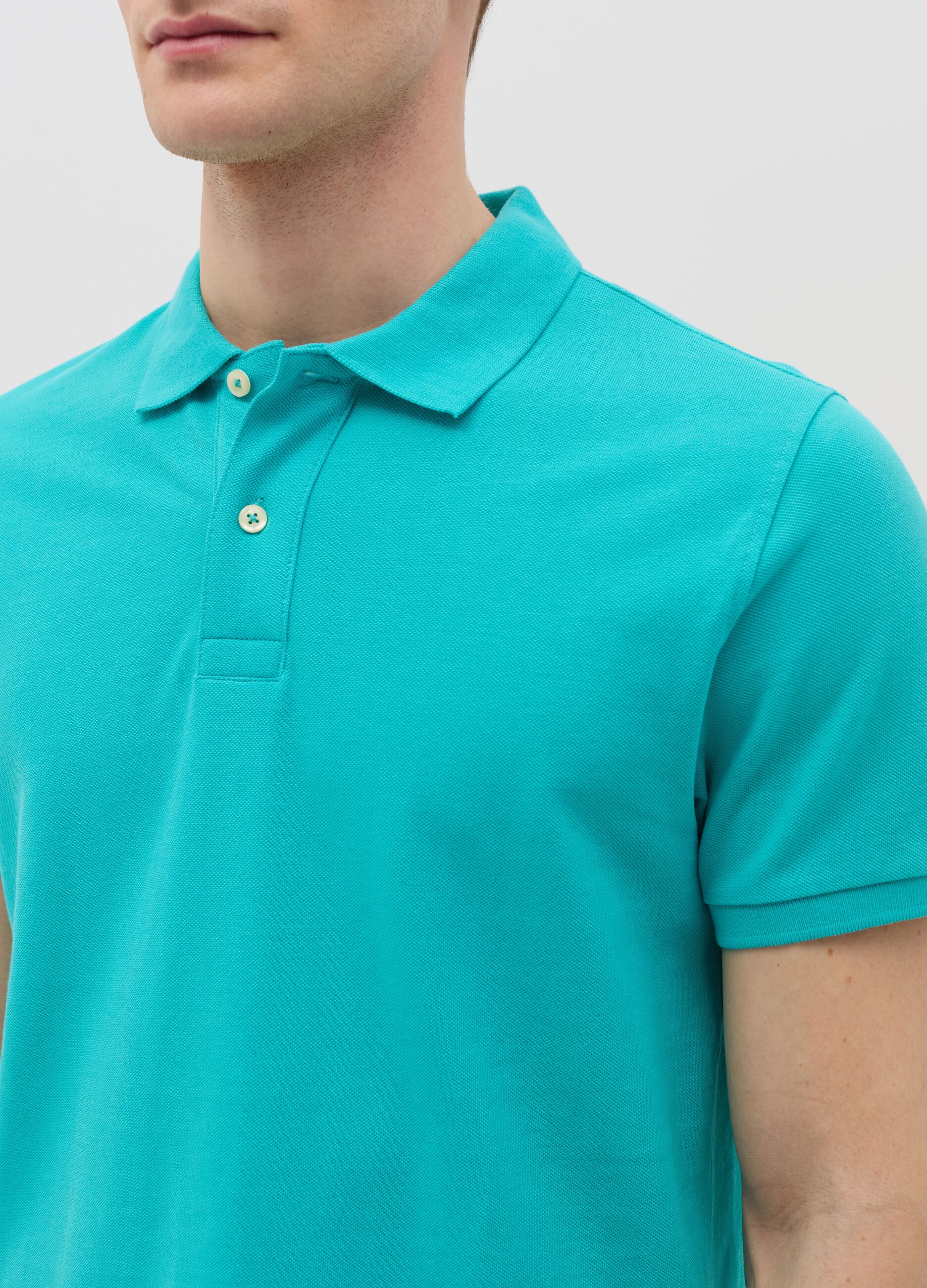 Organic cotton regular-fit polo shirt